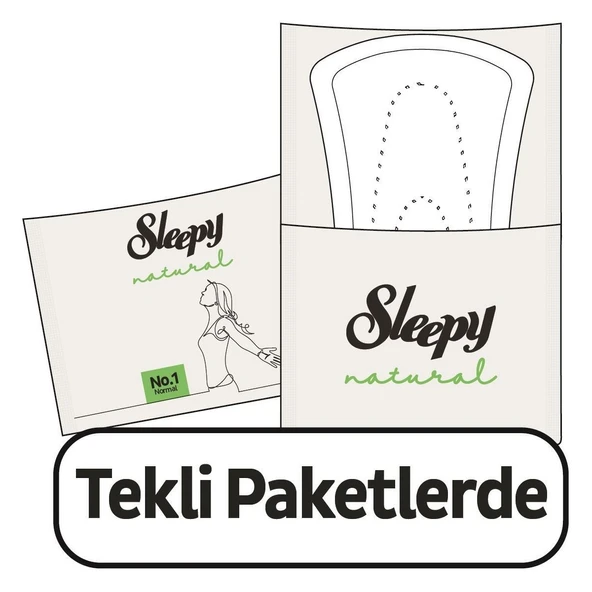Sleepy Natural Ultra Hassas Günlük Ped Uzun 64 Adet Ped - Resim 5