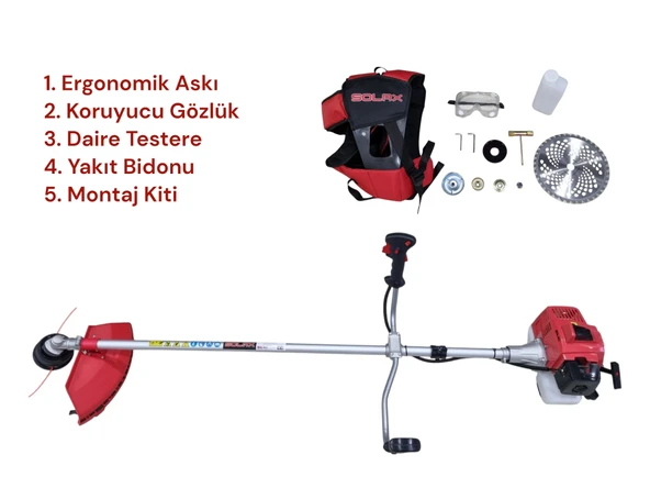 SOLAX CGTC64 MOTORLU YAN TIRPAN - 4