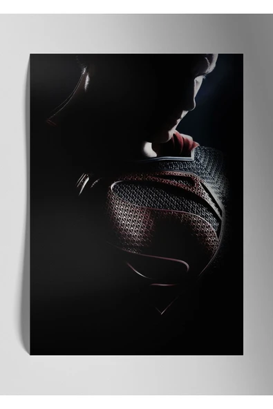 Metal Baskı Parlak Marvel Duvar Tablosu - Süpermen