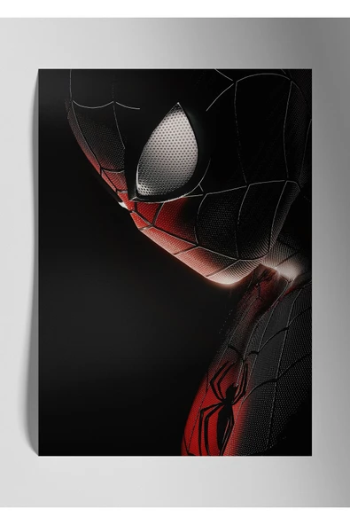 Metal Baskı Marvel Parlak Duvar Tablosu - Spiderman Örümcek Adam