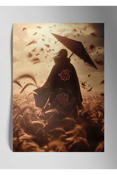 Itachi Uchiha Naruto Anime - Metal Tablo