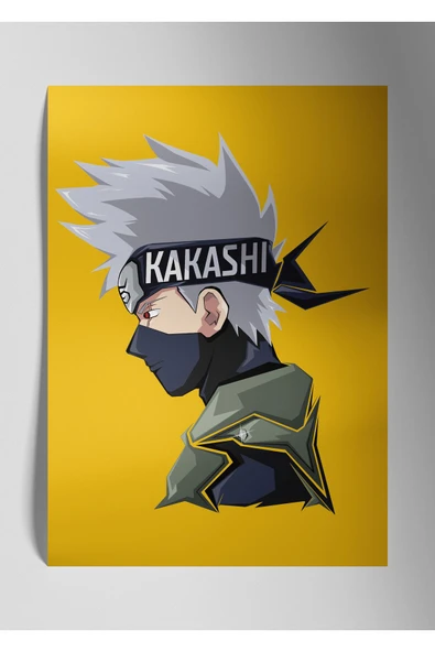 Kakashi Hatake Naruto Anime - Metal Tablo