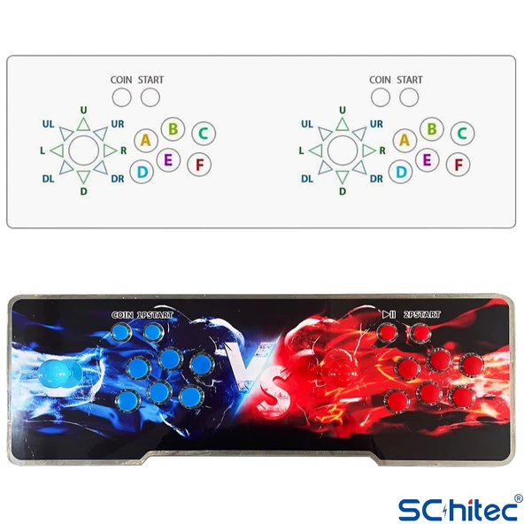 ScHitec 4KHD 3D Gamebox Arcade 48 Emülatörlü Oyun Konsolu Pandora Atari Makinası 42000 Oyunlu TV Baglanan - 3