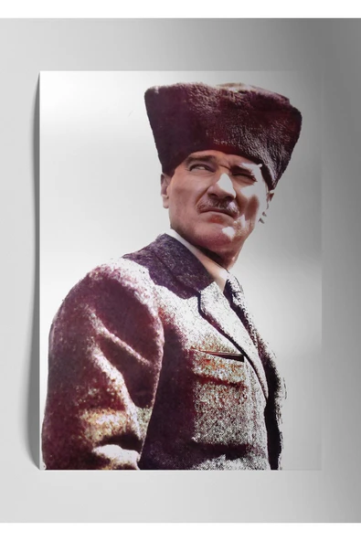 Atatürk - Metal Poster Tablo