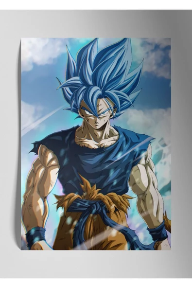 Son Goku Anime - Metal Tablo