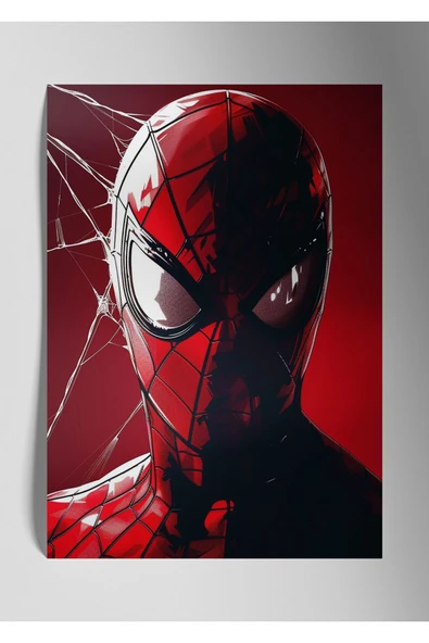 Metal Baskı Marvel Parlak Duvar Tablosu - Spiderman Örümcek Adam
