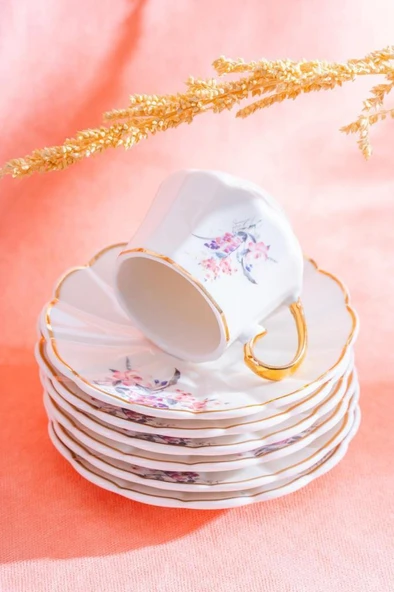 Acar Isabella 6lı Kahve Fincan Takımı YKG-05988 - 2