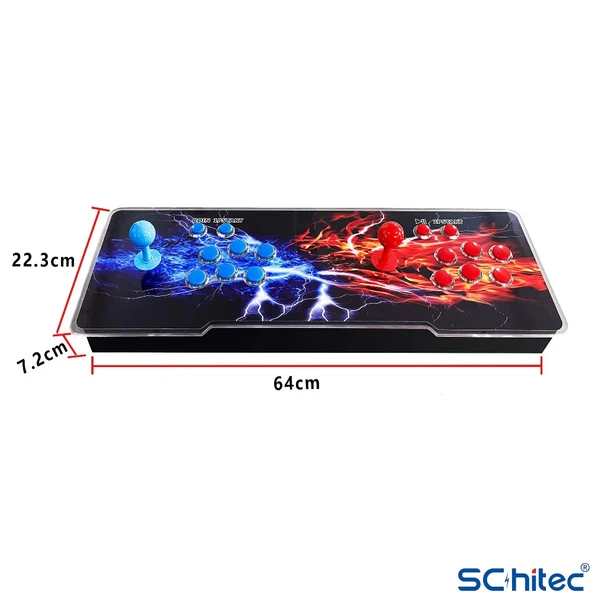 ScHitec 4KHD 3D Gamebox Arcade 48 Emülatörlü Oyun Konsolu Pandora Atari Makinası 42000 Oyunlu TV Baglanan - 5