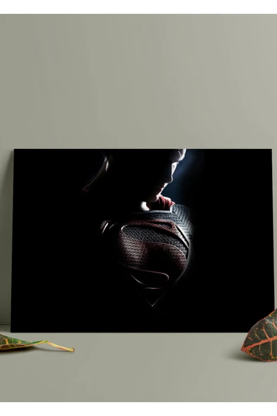 Metal Baskı Parlak Marvel Duvar Tablosu - Süpermen - Resim 2