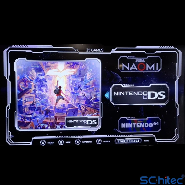 ScHitec 4KHD 3D Gamebox Arcade 48 Emülatörlü Oyun Konsolu Pandora Atari Makinası 42000 Oyunlu TV Baglanan - 7