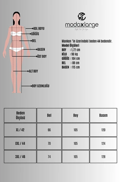 Kadın Büyük Beden Yan Şerit Detaylı Bol Paça Eşofman Altı 6339-25 - 6