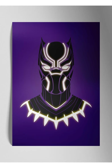 Black Panther - Metal Poster Tablo