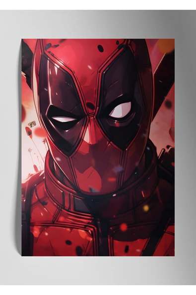 Deadpool Marvel - Metal Poster Tablo