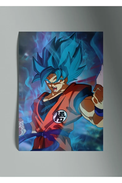 Goku - Metal Poster Tablo