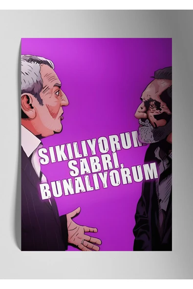 Kolpaçino Ekrem Abi - Metal Poster Tablo