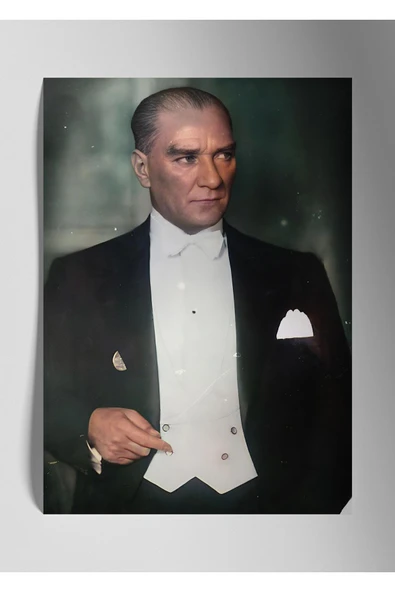 Atatürk - Metal Poster Tablo