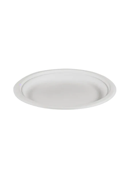 Şeker Kamışından Ekolojik Tabak 23cm - 50 Adet - 3