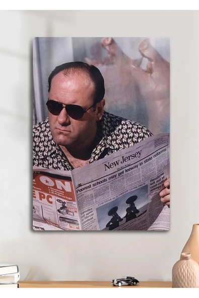 Tony Soprano, The Sopranos - Metal Baskı Parlak Tablo