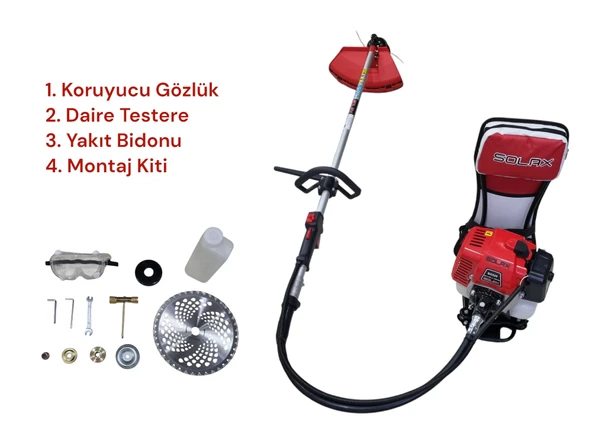 SOLAX BG520 MOTORLU SIRT TIRPAN - 4