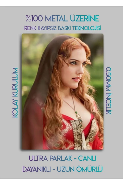 Hürrem Sultan, Osmanlı, Muhteşem Yüzyıl - Metal Tablo - 2