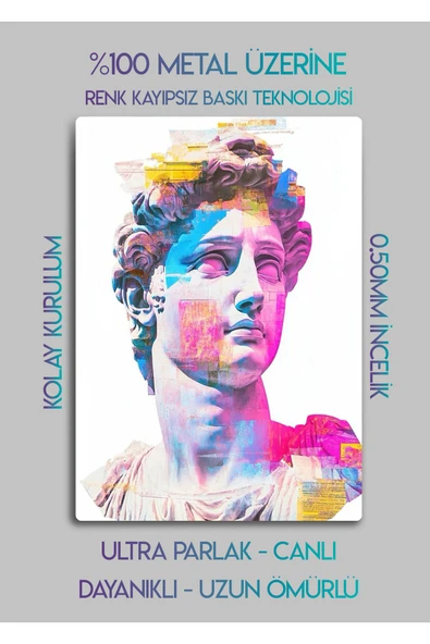 Casual Yunan Mitolojisi - Metal Baskı Duvar Tablosu - 2