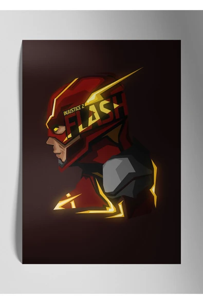 Metal Baskı Duvar Tablosu - The Flash