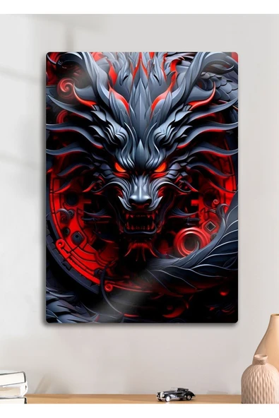 Aslan Lion - Metal Duvar Tablosu
