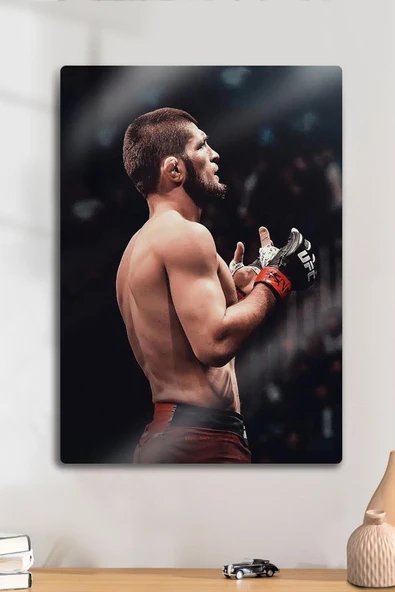 Metal Baskı - Khabib Nurmagomedov, UFC, Parlak Tablo