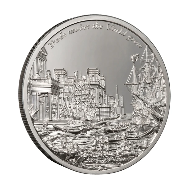 AgaKulche Geçmiş ve Gelecek Gümüş Sikke Coin - 5