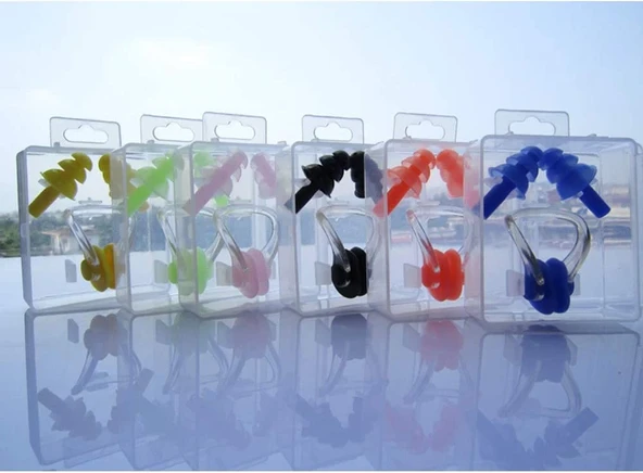 Silikon Su Geçirmez Kulak Burun Tıkacı - 3