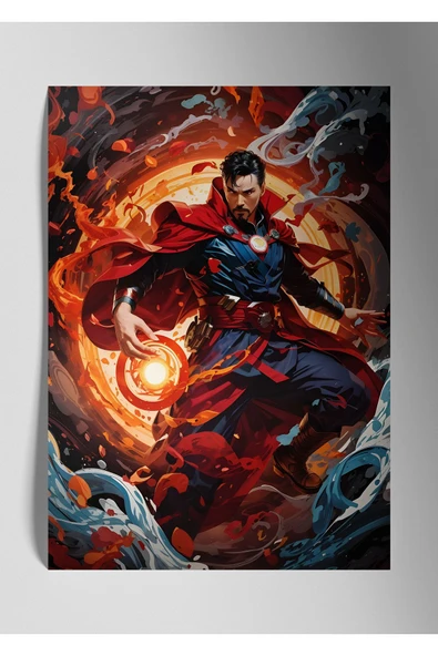Doctor Strange Marvel - Metal Poster Tablo ürün görseli