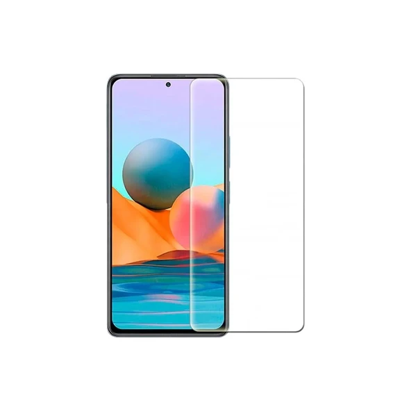 Adaman Premium Serisi Redmi 9T  Uyumlu Şeffaf Ekran Koruyucu Kırılmaz Cam Filmi - 3