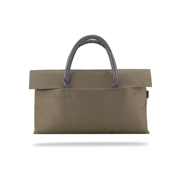 BYN-EL007 Wtxpro Su Geçirmez Kumaş 13-14 Inch Bayan Laptop El Çantası- Tote Bag - Yeşil - 3