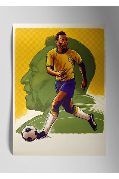 Pele - Metal Tablo