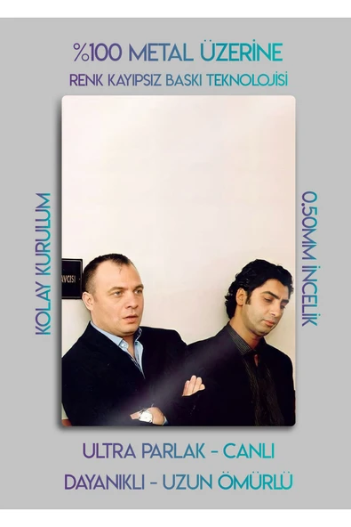 KVP, Kurtlar Vadisi Çakır Polat - Metal Baskı Tablo - Resim 2