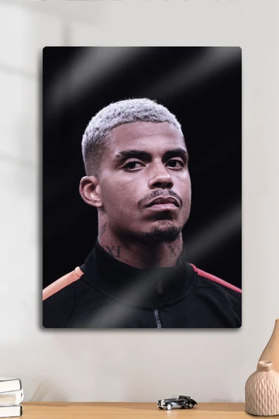 Metal Baskı - Mario Lemina, Sarı Kırmızı, Lems Jr. Dekoratif Tablo