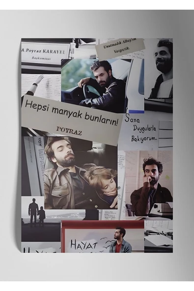 Metal Baskı Parlak Duvar Tablosu - Poyraz Karayel