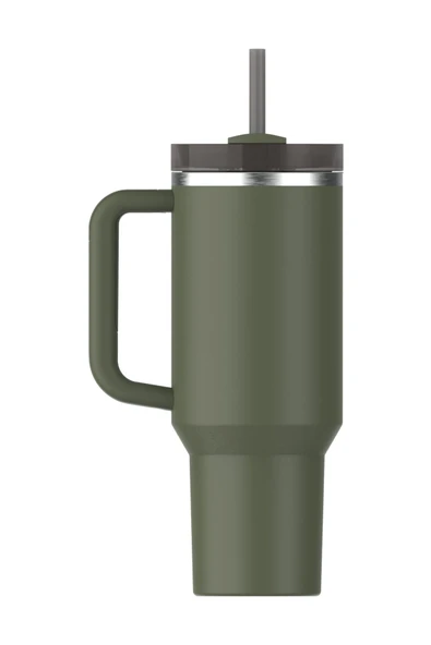 STANLEY 10-11673-161 THE QUENCHER H2.O FLOWSTATE TUMBLER 1.18L 40OZ DRIED PINE TERMOS - 2