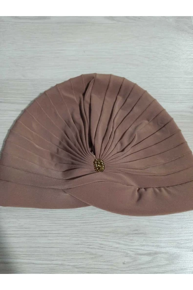 Kadın Taş Detaylı Bone Toprak ürün görseli