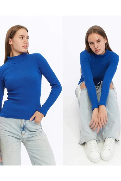 Unisex Yarım Balıkçı Yaka Body - 1