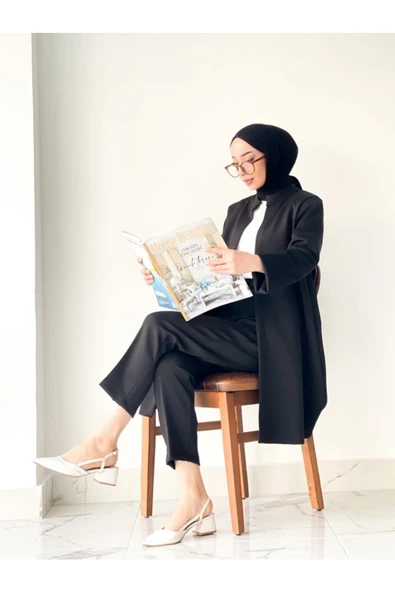 Tesettür Scuba Ceketli Pantolonlu Takım ürün görseli