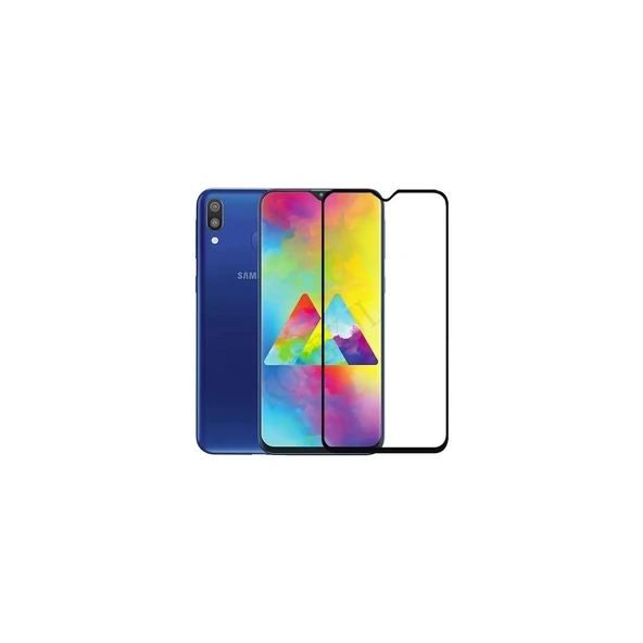 Adaman Samsung Galaxy A40  Uyumlu  Seramik Tam Ekran Koruyucu Kırılmaz Cam Filmi Siyah