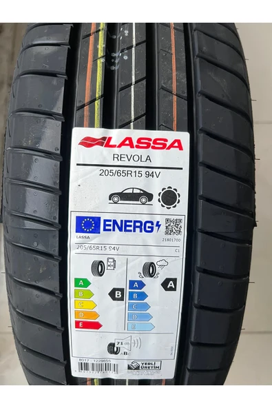 LASSA / 205/65R15 (REVOLA) 2024 YAZ LASTİĞİ
