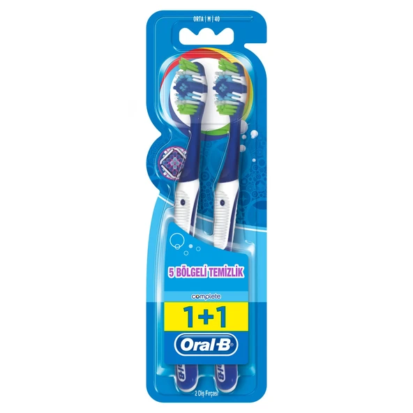 ORAL-B COMPLETE 5 YÖNLÜ TEMİZLİK DİŞ FIRÇASI ORTA 1+1