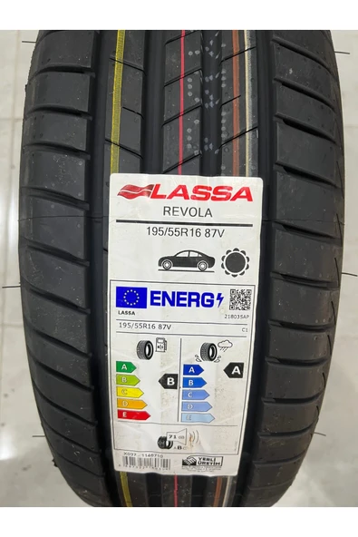 LASSA / 195/55R16 (REVOLA) 2024 YAZ LASTİĞİ