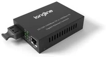 LONGLINE 10/100/1000M 1310/1550NM WDM BIDI 20KM SC LNG-8110GSB-11-20A/B-AS 868213800046 MEDIA CONVERTER ürün görseli 1