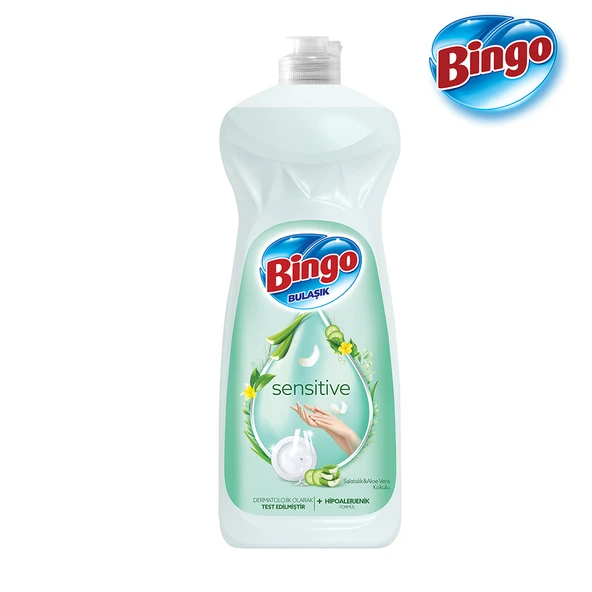 Bingo Sıvı Elde Bulaşık Deterjanı Sensitive 1500ml X 3 Adet - 2