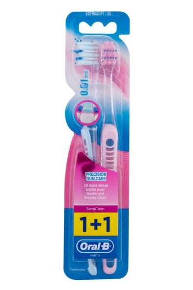 ORAL-B DİŞ FIRÇASI SENSİ CLEAN DİŞ ETİ BAKIMI EXTRA YUMUŞAK 1+1