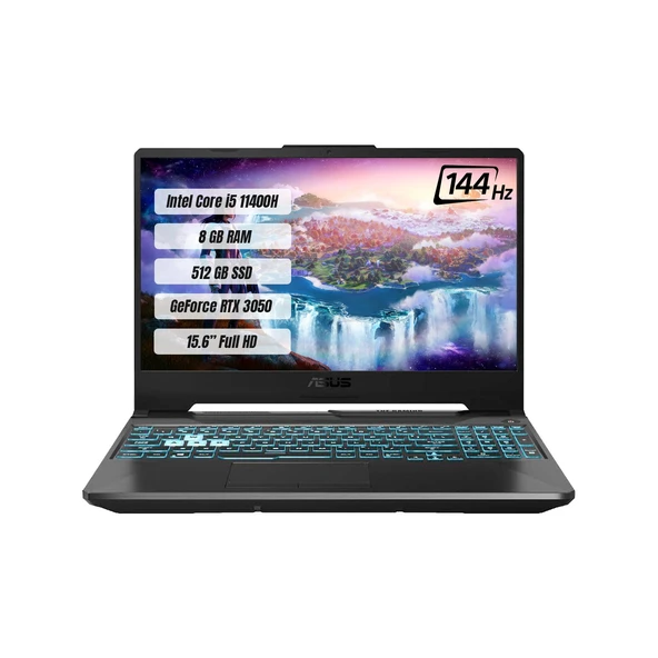 Asus Tuf Gaming A15 FA506NC-HN049 AMD Ryzen 5 7535HS 8 GB 512 GB SSD RTX3050-4GB 144 Hz Freedos 15.6" FHD Taşınabilir Bilgisayar