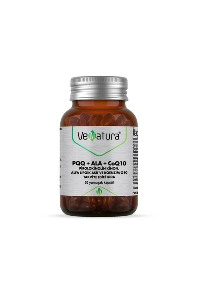 VeNatura PQQ+ALA+KoenzimQ10+Alfa Lipoik Asit 30 Kapsül